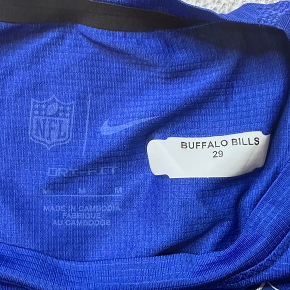 Buffalo Bills Nike Tank Top Mens M Blue NFL CW6315-418 Dri-FIT Sleeveless Shirt - Picture 2 of 9